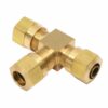 DOT Brass Compression Fittings Tee