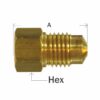 Inverted Adapter standard to metric bubble