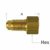 Inverted Flare Male Fittings adapter