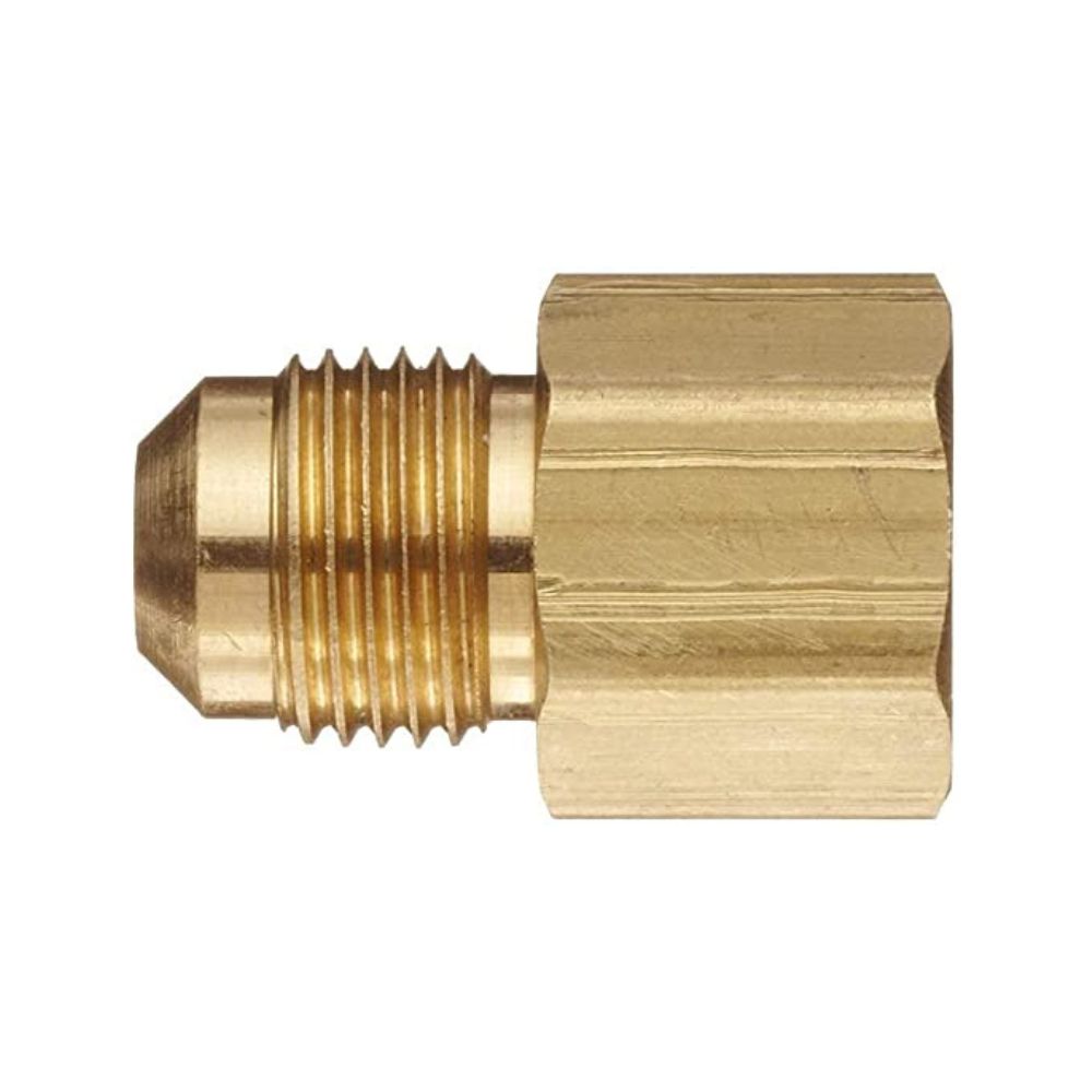 JIC brass flare fitting straight adapter