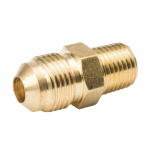 JIC flare brass fitting straight adapter