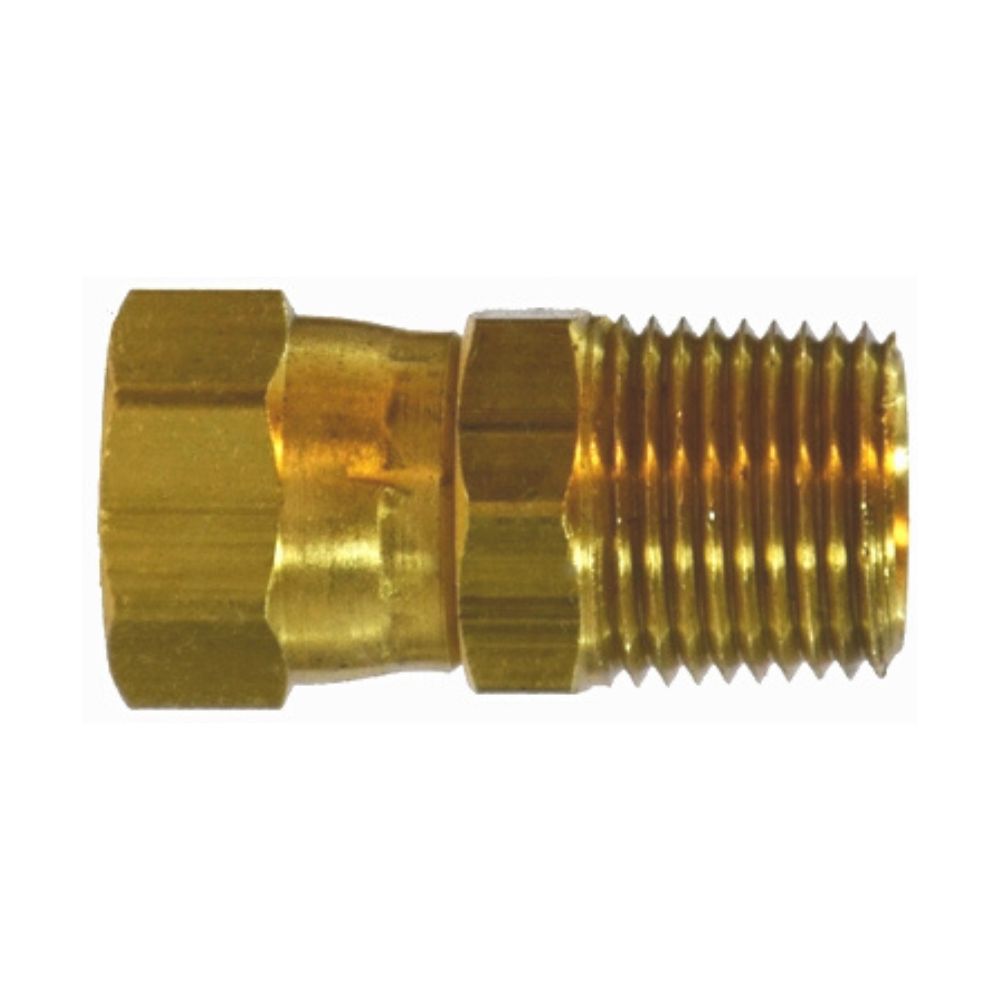 JIC flare brass fitting swivel adapter