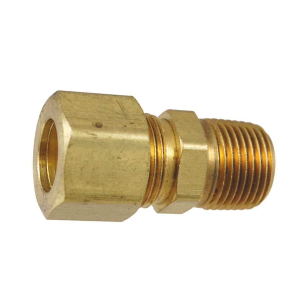 brass Compression coupling ballcheck adapter