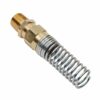 brass Male Adapter With Spring Guard