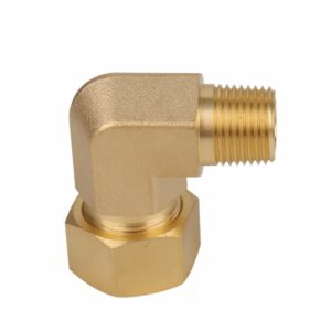 brass compression adapters male elbow