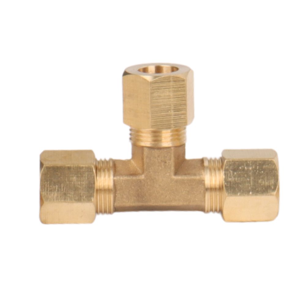 Brass, Compression x Compression x Compression, Union Tee - 46M561