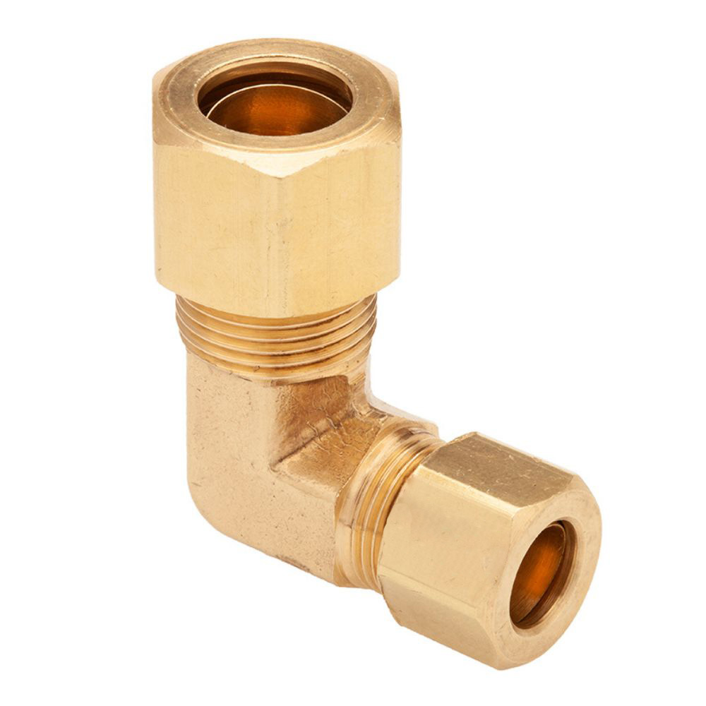 brass compression elbow union elbow