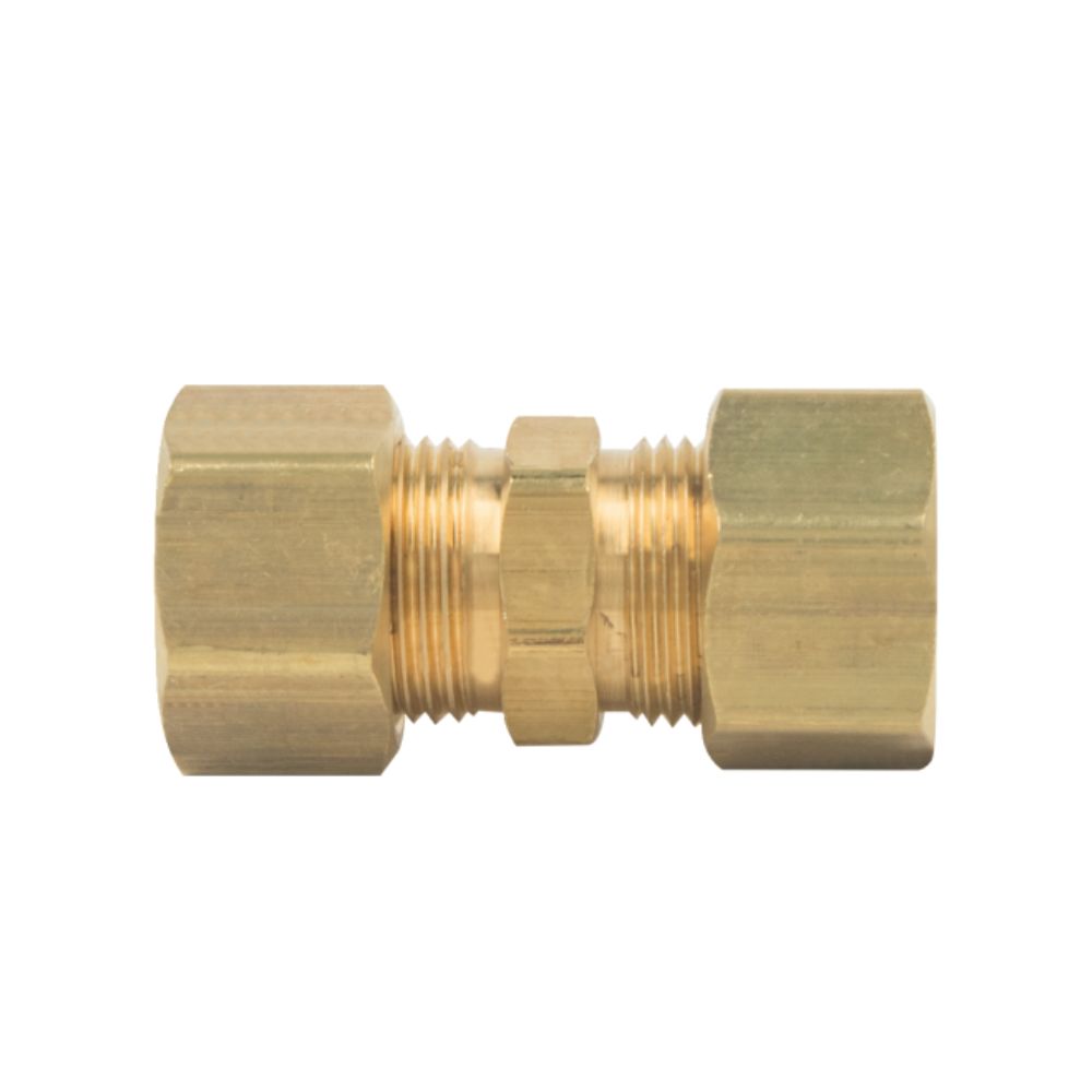 brass compression fitting union