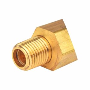 brass inverted flare elbow 45-degree