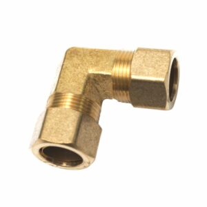 compression brass fitting-union elbow