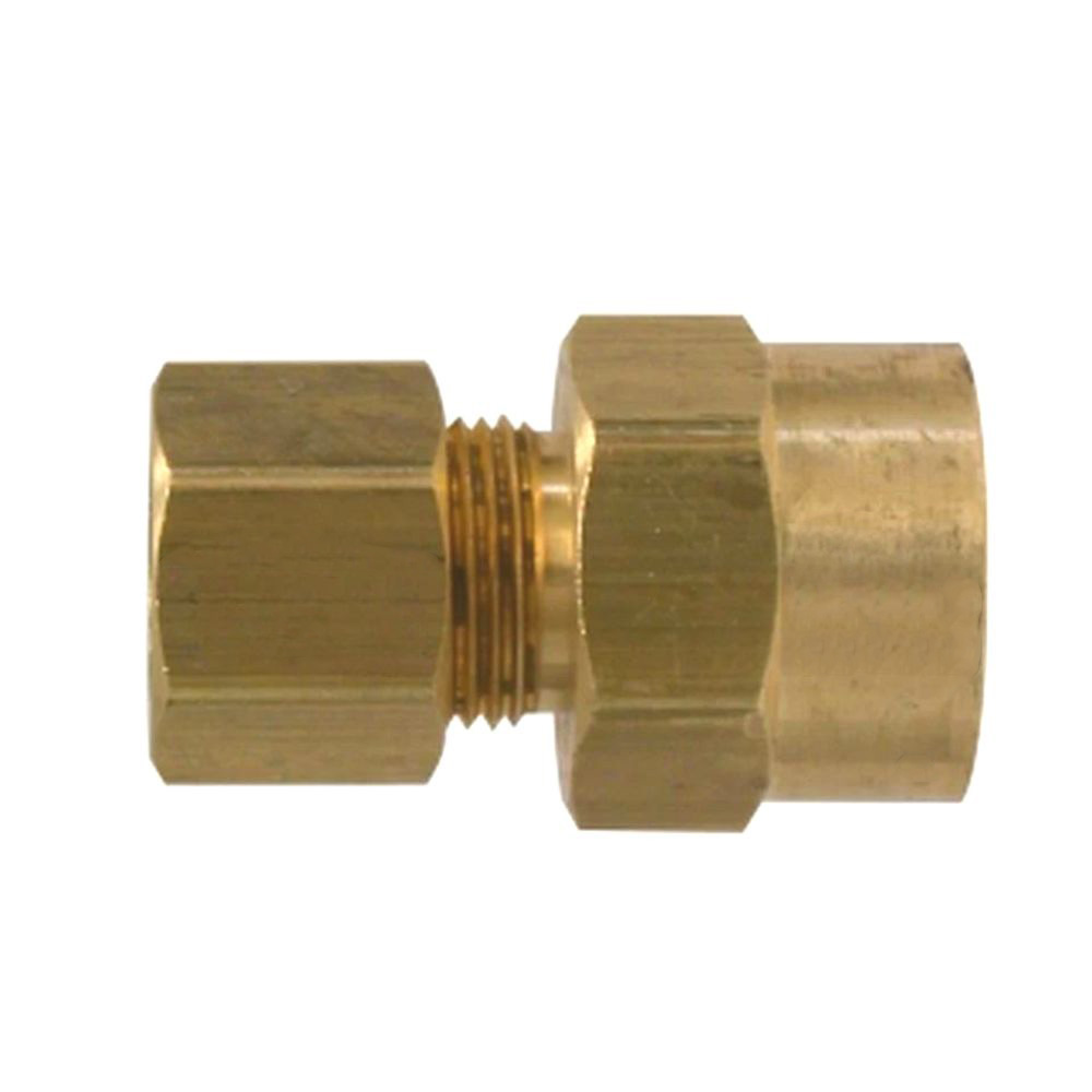 female compression brass adapters