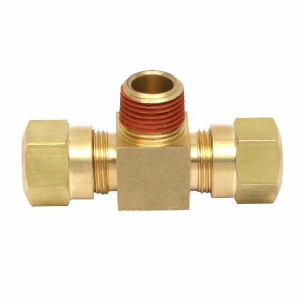 Brass Airline Compression Fittings Male Branch Tee