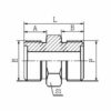 1E Metric Pipe adapter topa