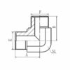 1E9 90° O-ring Seal Metric Pipe Fittings Topa