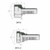 Female 74° Cone fittings 20711 Topa