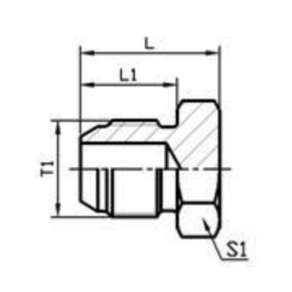 4K Metric Hydraulic PlugsJIS Male 60° Cone Plug Topa