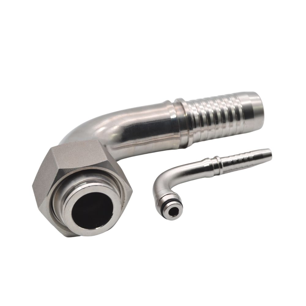 20491 Metric Hose Fittings90° Female 24° Cone L.T. Fitting