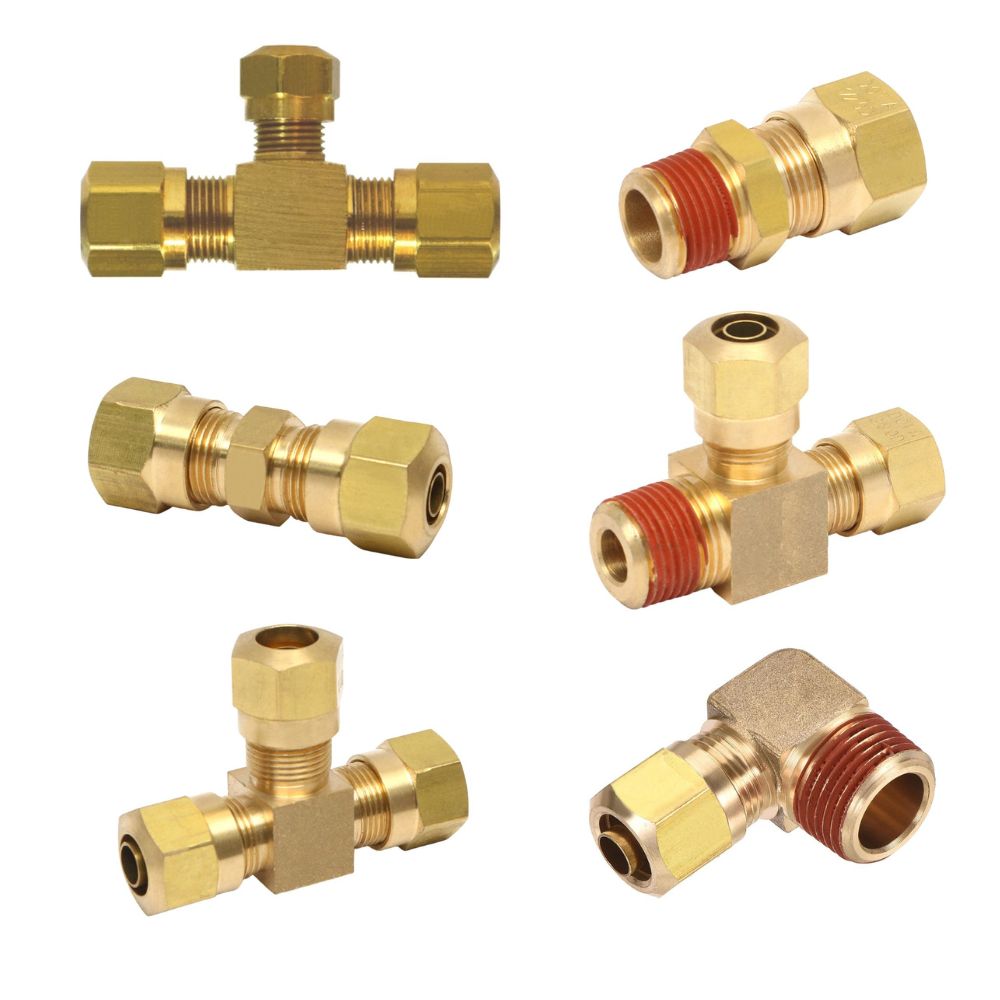 brass DOT compression fittings supplier Topa