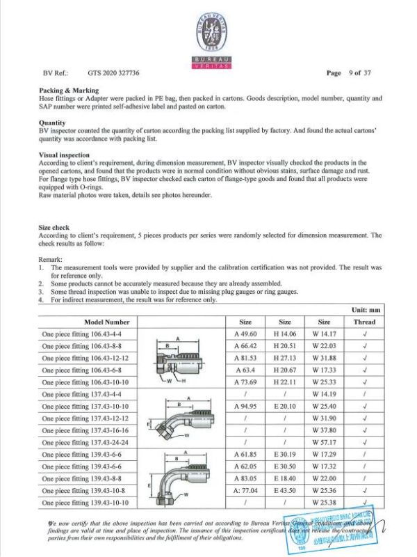 Topa BV certification