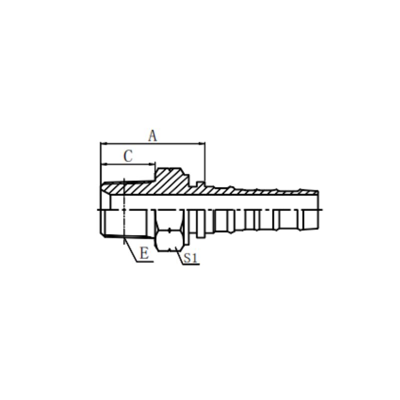 13013 interlock BSPT fitting Topa