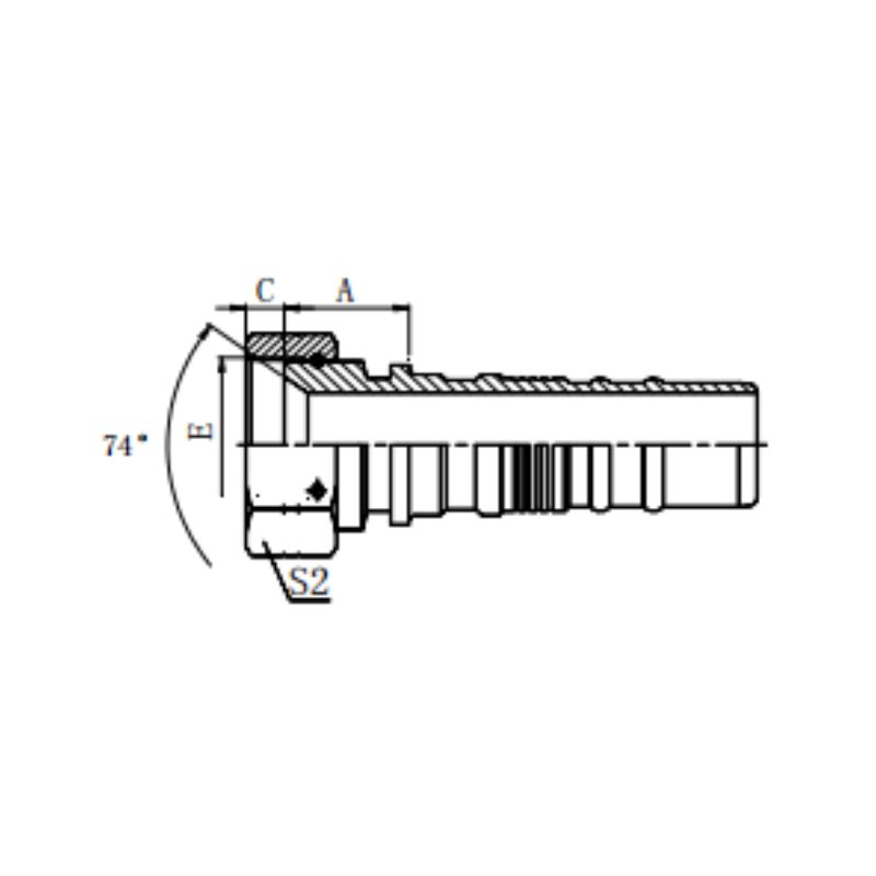 26713 interlock JIC fitting Topa