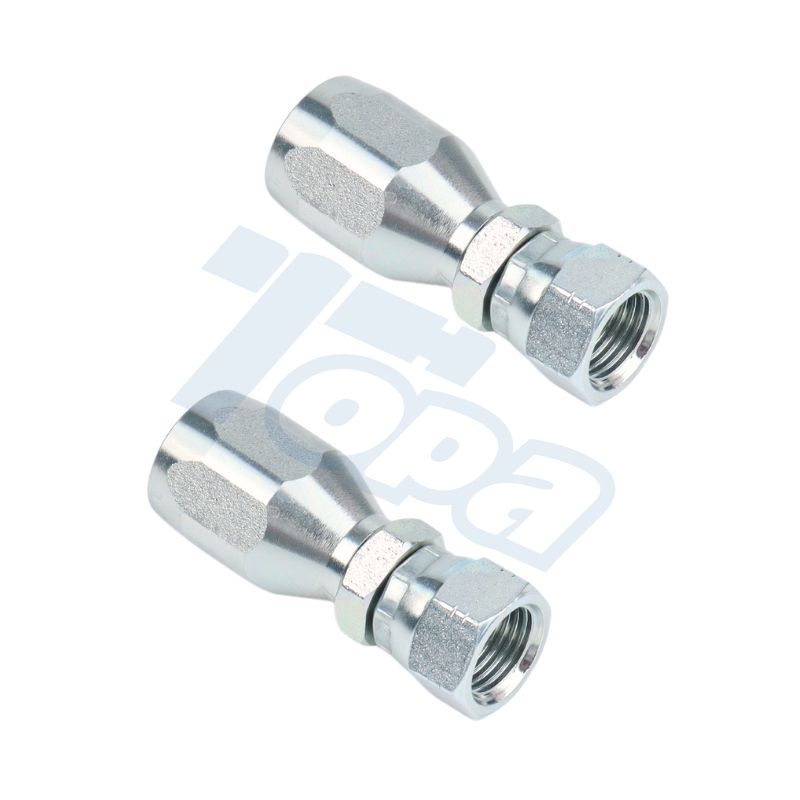 Straight SAE Hydraulic Reusable Fittings Topa