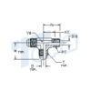 2605 JIC Hydraulic hose Adapters drawing Topa