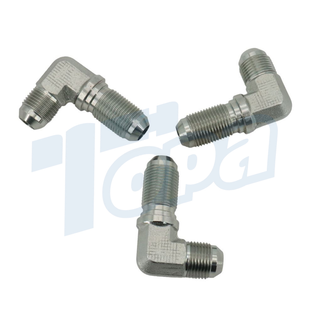 2701 JIC Bulkhead Elbow Hydraulic Fitting Adapters Topa