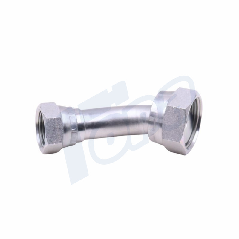 45° JIC female to female ORFS Swept adapters Topa