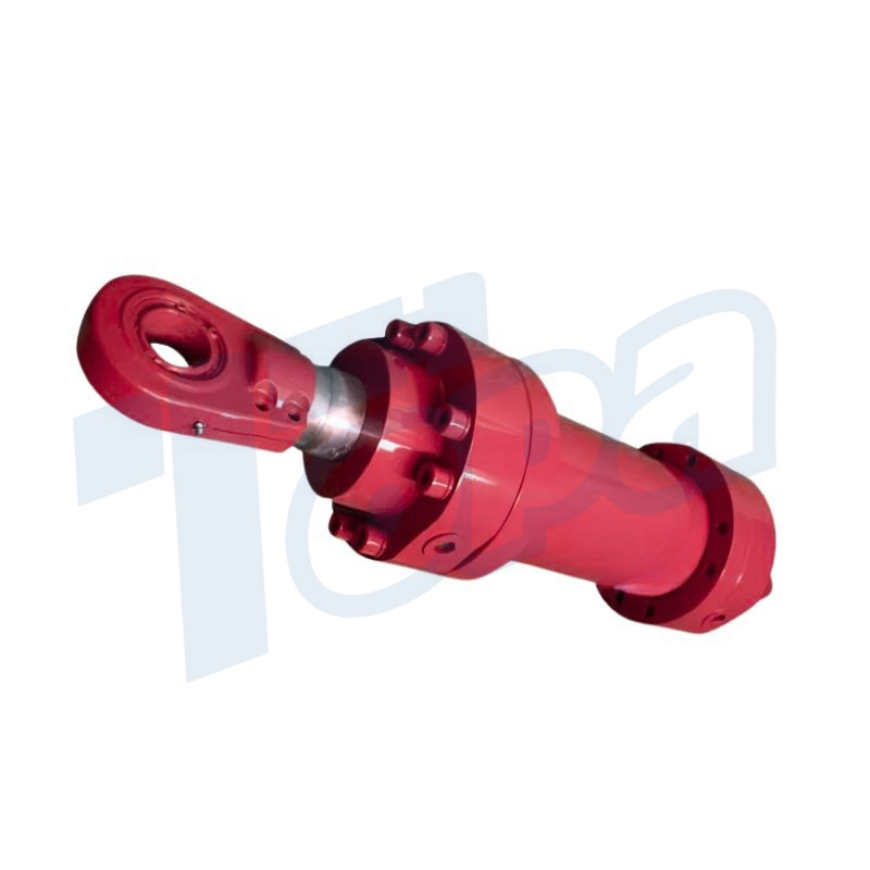 ISO9001-2009 High Pressure Hydraulic Piston Cylinder Double Acting Topa