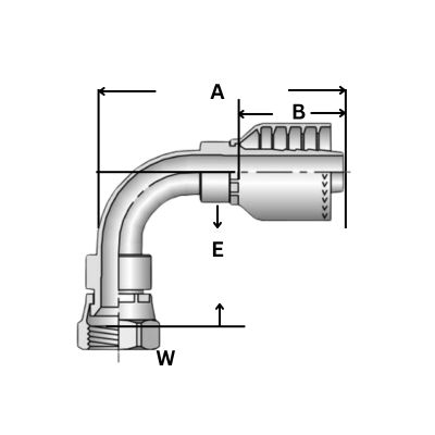 13971 JIC Hydraulic hose fittings Topa