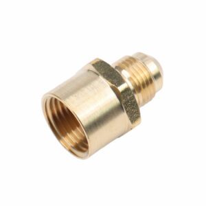 Flare to FIP Brass nipple Fitting Topa