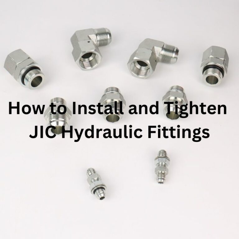 How to Install and Tighten JIC Hydraulic Fittings