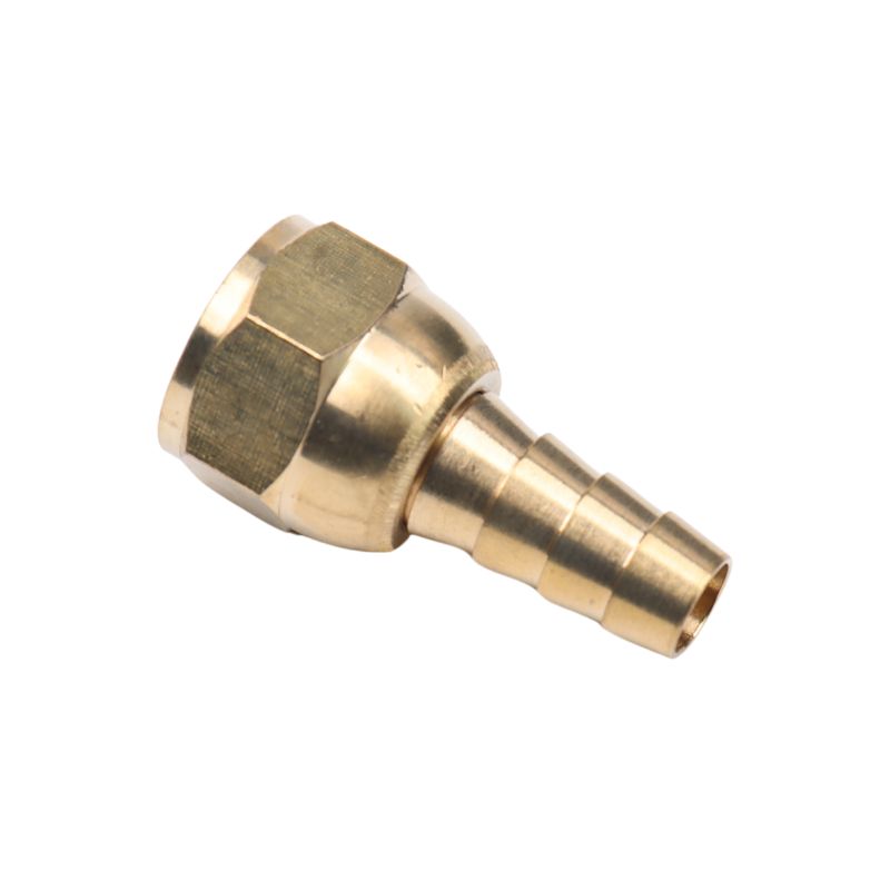 Straight Brass barbed hose fitting Topa