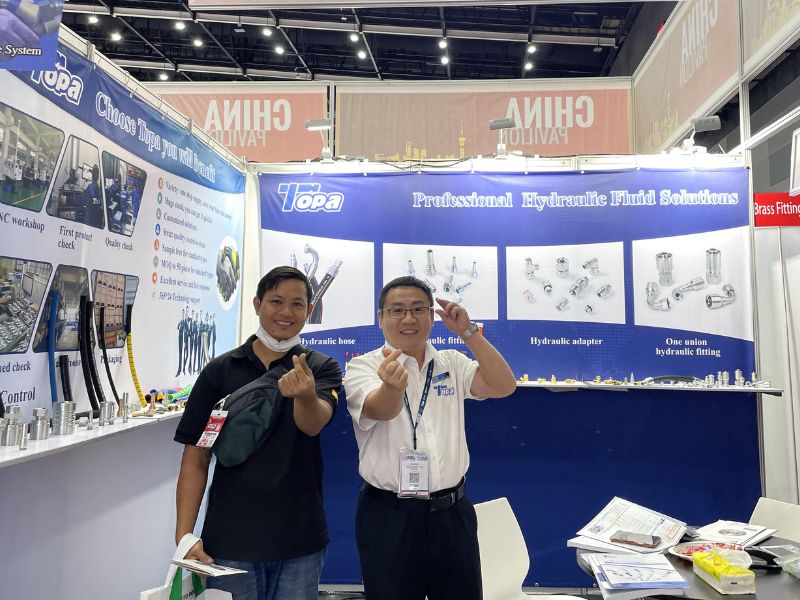 China Topa Hydraulic adapter Exhibition