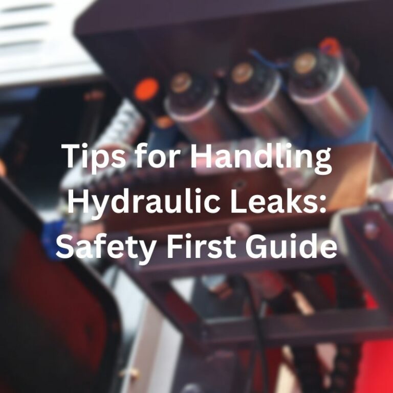 Tips for Handling Hydraulic Leaks