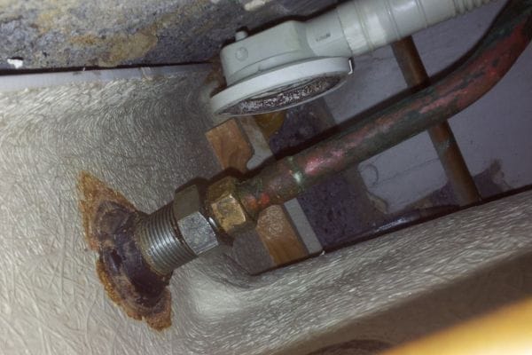 Compression Fitting Leaking rust