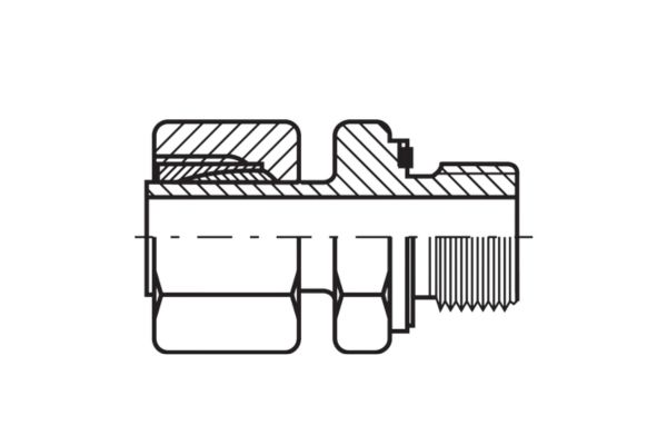 parallel thread adjustable Fitting