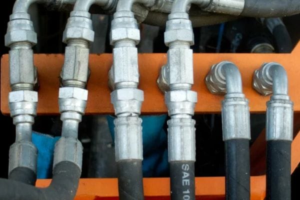 Topa Excavator Hydraulic Hose Failure