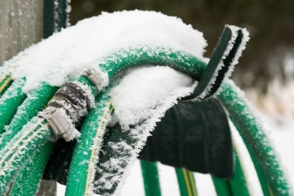 Garden Hose Fittings Leak cold weather