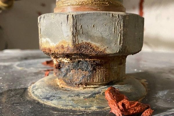Pinhole Leak in Brass Fittings