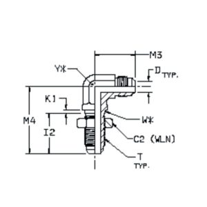 2701 JIC Hydraulic Fitting Adapters Topa