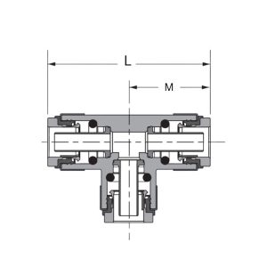 Union Tee Composite DOT Air Fitting Topa