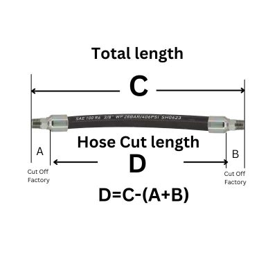 measure hydraulic hoses Topa