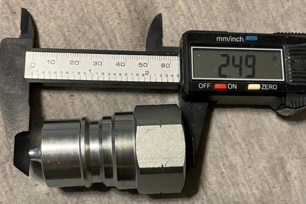 measure hydraulic quick connect fittings Topa